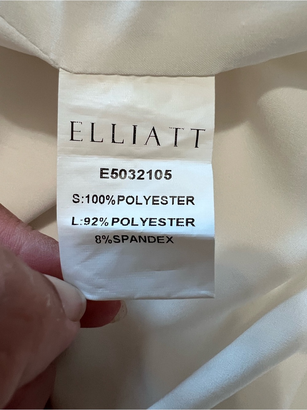 ELLIATT Cassini Dress in Ivory Size XL - Picture 10 of 14